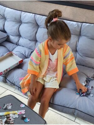 Palm Beach Orange cardigan – KIDS